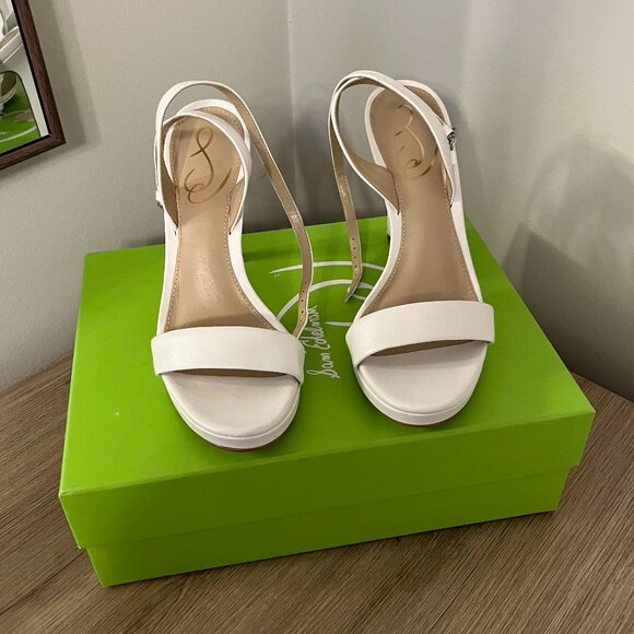Sam Edelman Size 7 White Jade Sandals - Picture 2 of 7